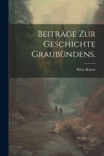 Beiträge zur Geschichte Graubündens.