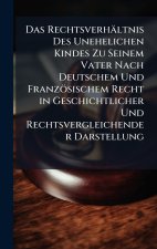 Das RechtsverhÃ¤ltnis Des Unehelichen Kindes Zu Seinem Vater Nach Deutschem Und FranzÃ¶sischem Recht in Geschichtlicher Und Rechtsvergleichender Darst