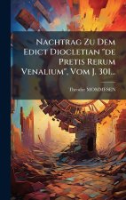 Nachtrag Zu Dem Edict Diocletian 