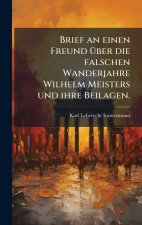 Brief an einen Freund Ã¼ber die falschen Wanderjahre Wilhelm Meisters und ihre Beilagen.