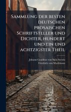 Sammlung der besten deutschen prosaischen Schriftsteller und Dichter, hundert und ein und achtzigster Theil