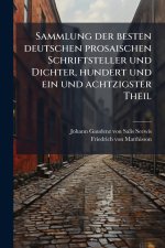 Sammlung der besten deutschen prosaischen Schriftsteller und Dichter, hundert und ein und achtzigster Theil