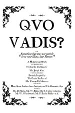 Quo Vadis?