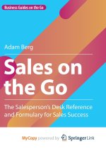 Sales on the Go