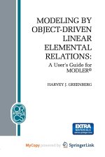 Modeling by Object-Driven Linear Elemental Relations