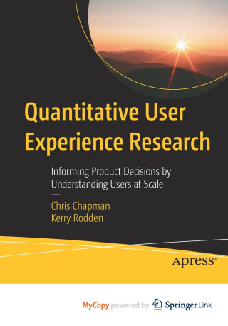 Quantitative User Experience Research