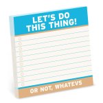 Knock Knock Let's Do This Thing Large Sticky Notes (4x4in)