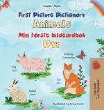 First Picture Dictionary - Animals (English Norwegian Bilingual Children's Book)