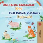 First Picture Dictionary - Animals (Norwegian English Bilingual Children's Book)