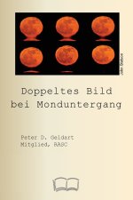 Doppeltes Bild bei Monduntergang