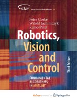 Robotics, Vision and Control