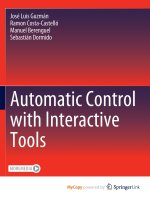 Automatic Control with Interactive Tools