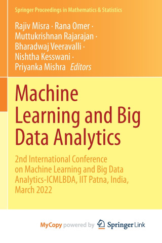 Machine Learning and Big Data Analytics