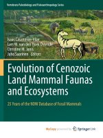 Evolution of Cenozoic Land Mammal Faunas and Ecosystems