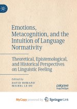 Emotions, Metacognition, and the Intuition of Language Normativity