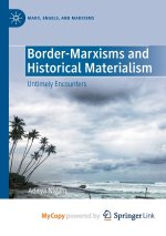 Border-Marxisms and Historical Materialism