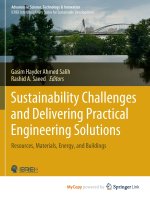 Sustainability Challenges and Delivering Practical Engineering Solutions