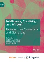 Intelligence, Creativity, and Wisdom