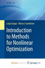 Introduction to Methods for Nonlinear Optimization