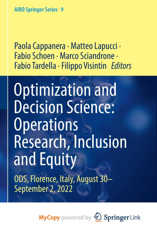 Optimization and Decision Science