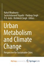 Urban Metabolism and Climate Change