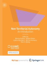 Non-Territorial Autonomy