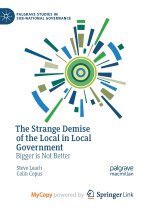 The Strange Demise of the Local in Local Government