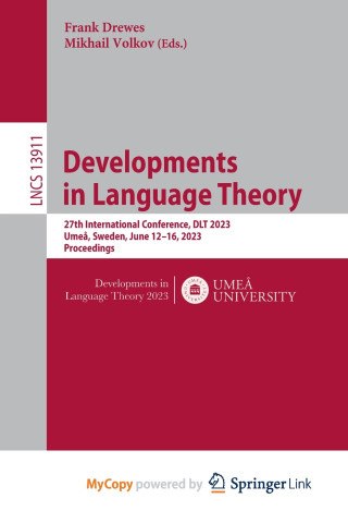 Developments in Language Theory