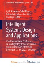 Intelligent Systems Design and Applications