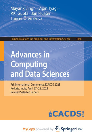 Advances in Computing and Data Sciences