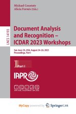 Document Analysis and Recognition - ICDAR 2023 Workshops