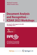 Document Analysis and Recognition - ICDAR 2023 Workshops