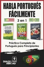 Habla Portugués Fácilmente - 3 en 1 Práctica Completa de Portugués para Principiantes