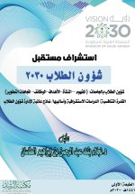 استشراف مستقبل شؤون الطلاب 2030 - Forecasting the Future of Student Affairs 2030