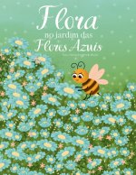 Flora no jardim das flores azuis