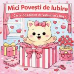 Mici Povești de Iubire - Carte de Colorat de Valentine's Day