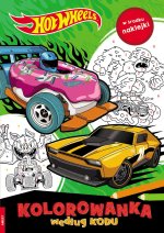 Mattel Hot Wheels. Kolorowanka według kodu