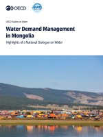 Water Demand Management in Mongolia