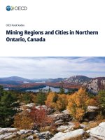 Mining Regions and Cities in Northern Ontario, Canada