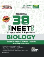 Disha Errorless 38 Years NTA NEET (UG) Chapter-wise & Topic-wise Biology PYQ (2025 - 1988) Book 20th Edition | Solved Papers | New NCERT Syllabus | Er