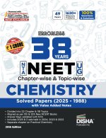 Disha Errorless 38 Years NTA NEET (UG) Chapter-wise & Topic-wise Chemistry PYQ (2025 - 1988) Book 20th Edition | Solved Papers | New NCERT Syllabus |