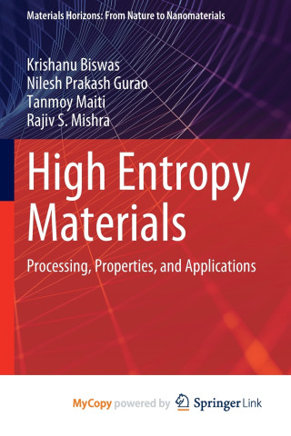 High Entropy Materials