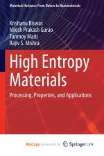 High Entropy Materials