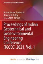 Proceedings of Indian Geotechnical and Geoenvironmental Engineering Conference (IGGEC) 2021, Vol. 1