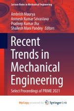 Recent Trends in Mechanical Engineering