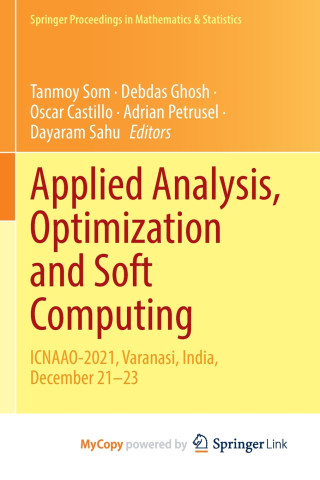 Applied Analysis, Optimization and Soft Computing