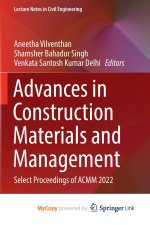 Advances in Construction Materials and Management