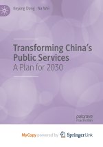 Transforming China's Public Services