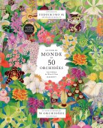 Le tour du monde en 50 orchidées - Puzzle 1000 pièces