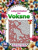 Labyrintbøker for voksne med stor skrift, hjernetrim for høy kognitiv evne, Bind 3